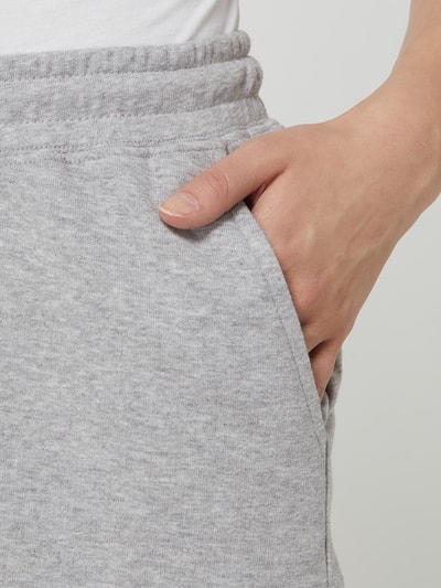 REVIEW Sweatshorts van katoenmix Middengrijs gemêleerd - 3