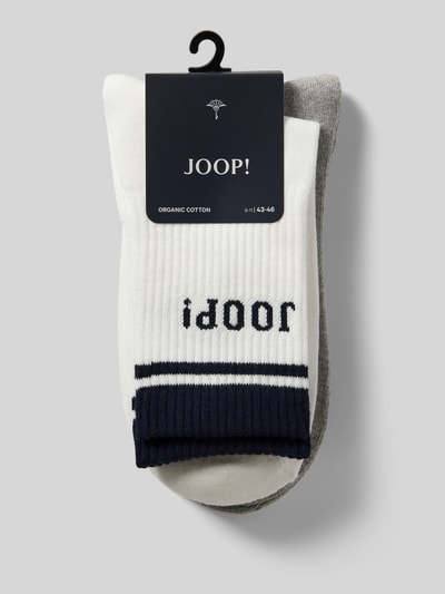 JOOP! Collection Socken im 2er-Pack mit Label-Stitching Offwhite 3