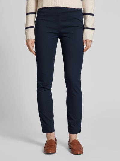 Lauren Ralph Lauren Skinny Fit Stoffhose mit elastischem Bund Modell 'KESLINA' Marine 4