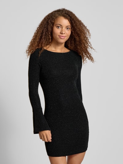 Noisy May Minikleid mit Trompetenärmeln Modell 'GILLY' Black 4