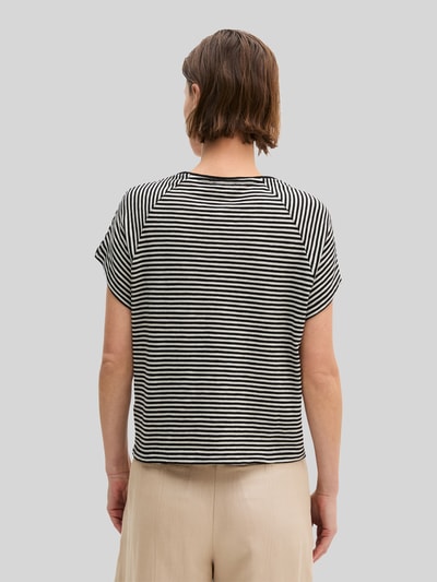 Marc O'Polo męski t-shirt o kroju regular fit z czystej bawełny Czarny 5