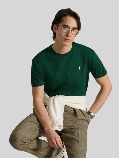 Polo Ralph Lauren Regular Fit T-Shirt aus reiner Baumwolle Gruen 4