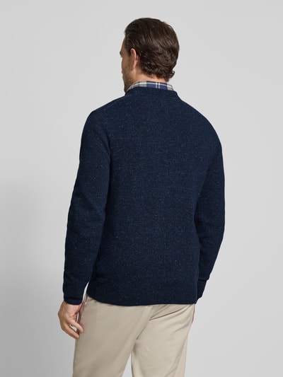 Barbour Regular fit gilet van een mix van wol en linnen met zijde Marineblauw - 5