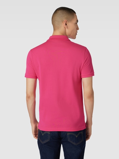 Lacoste Poloshirt mit Logo-Stitching Pink 5