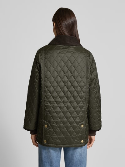 Barbour Steppjacke mit Storm Cuffs Modell 'BEADNELL' Oliv 5