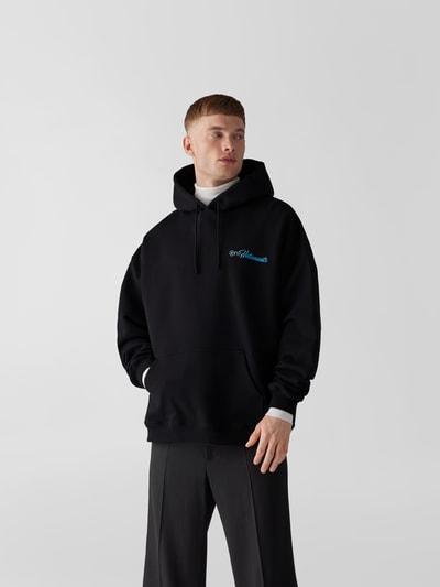 VETEMENTS Oversized Hoodie mit Brand-Print Black 4