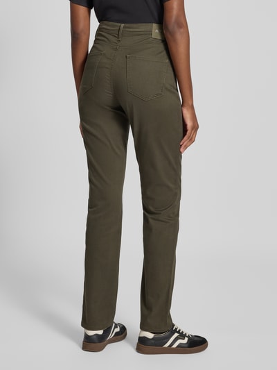 Brax Straight fit jeans in 5-pocketmodel, model 'STYLE.CAROLA' Kaki - 5