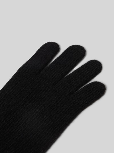 ECOALF Handschuhe aus Wolle-Viskose-Mix mit Label-Detail Black 3