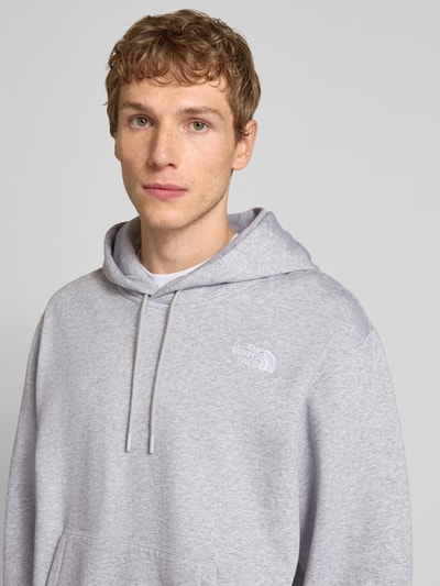 The North Face Bluza z kapturem z wyhaftowanym logo Jasnoszary 3