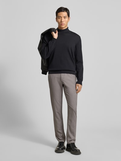 MCNEAL Stoffen broek met Franse steekzakken Middengrijs gemêleerd - 1