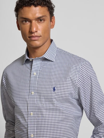 Polo Ralph Lauren Regular fit zakelijk overhemd met kentkraag Marineblauw - 3