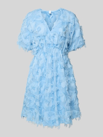 YAS Sukienka koktajlowa o długości do kolan z dekoltem w serek model ‘PAZYLLA’ Jasnoniebieski 2