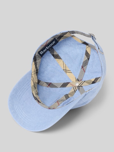Barbour Basecap aus reiner Baumwolle Modell 'NELSON CHAMBRAY C' Bleu 2