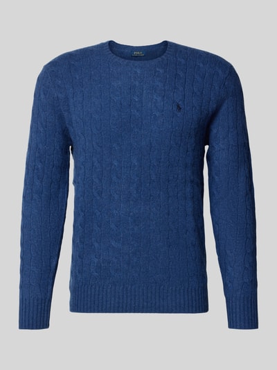 Polo Ralph Lauren Regular fit gebreide pullover van een mix van wol en kasjmier Blauw - 2