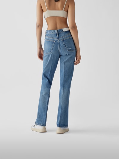 RE/DONE High Waist Jeans im Bootcut Bleu 5