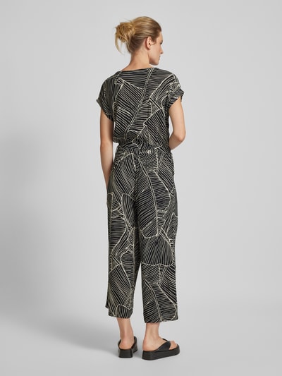 Kaffe Jumpsuit mit Bindegürtel Modell 'mille Amber' Black 5