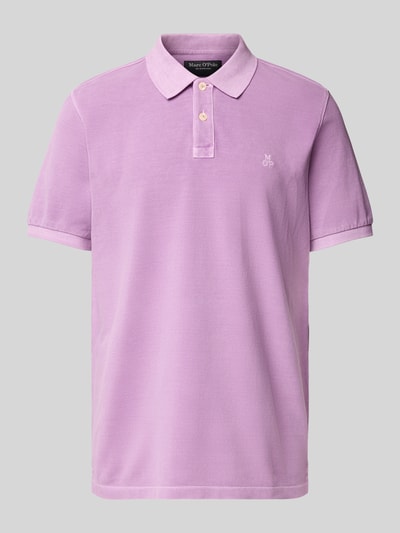 Marc O'Polo Koszulka polo o kroju Regular Fit z czystej bawełny Jasnofioletowy 2