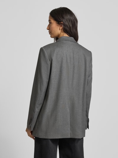 Drykorn Żakiet o kroju relaxed fit z kieszeniami z patką model ‘GLENDALE’ Średnioszary melanż 5