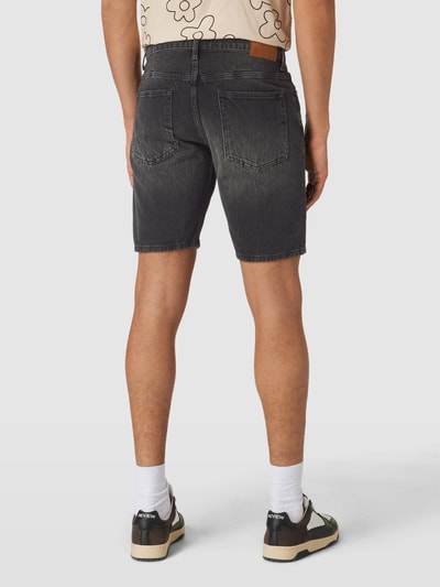 Only & Sons Jeansshorts mit Label-Patch Modell 'EDGE' Black 5