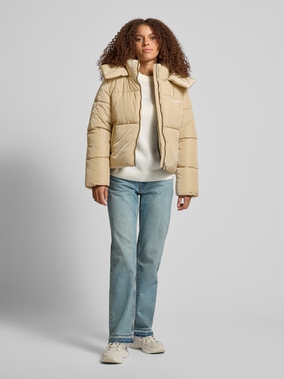 Pegador Steppjacke mit Label-Stitching Modell 'BLANCA' Sand 1