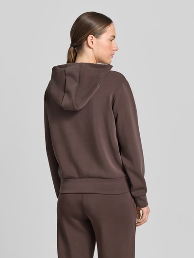 GUESS Activewear Sweatjacke mit Kapuze Modell 'OLYMPE' Schoko 5