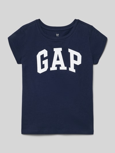 GAP Regular Fit T-Shirt mit Logo-Print Marine 1