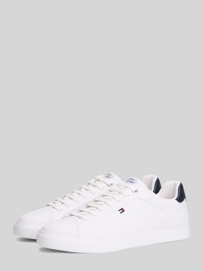Tommy Hilfiger Sneaker aus echtem Leder Weiss 1