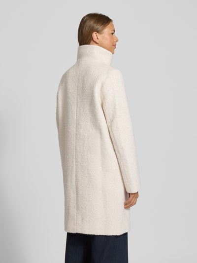 s.Oliver BLACK LABEL Shaped Fit Wollmantel mit doppelreihiger Knopfleiste Sand 5