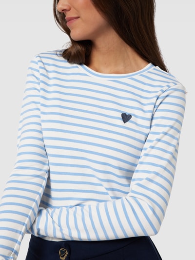 Kaffe Longsleeve mit Streifenmuster Modell 'Liddy' Ecru 3
