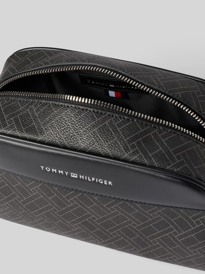 Tommy Hilfiger Kulturbeutel in Leder-Optik BLACK 4