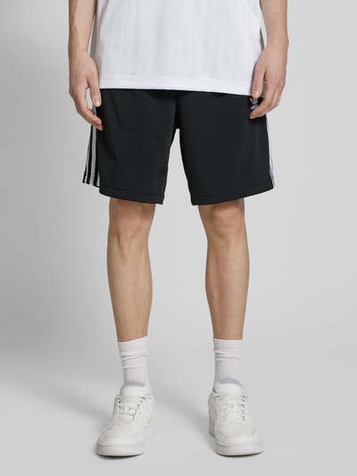 adidas Originals Relaxed Fit Shorts mit Reißverschlusstaschen Modell 'FBIRD' Black 4
