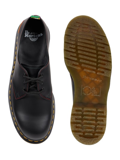 Dr. Martens Veterschoenen van leer, model '1461 for Pride' Zwart - 5