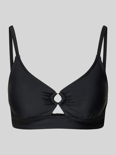 Produktfoto, Bikini-Top mit Cut-Out Modell 'Lolo' von LASCANA aus Elastischer-Material-Mix in Schwarz mit Spaghetti-Trägern