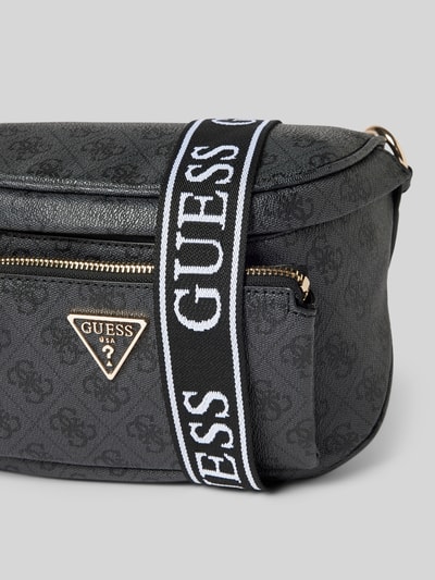 Guess Shopper met labelapplicatie, model 'POWER PLAY SLING' Grafiet - 3