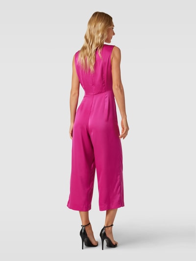 Zero Jumpsuit in Wickel-Optik Pink 5