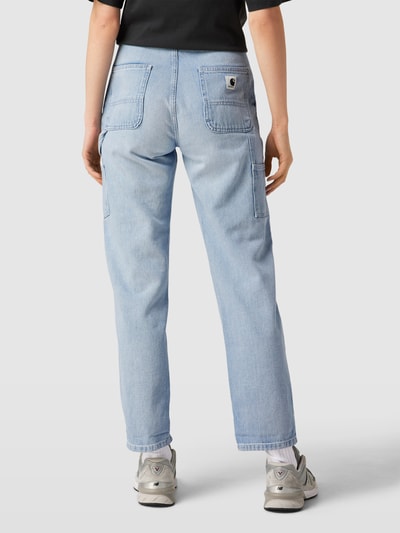 Carhartt Work In Progress Jeans mit Label-Patch Modell 'PIERCE' Hellblau 5