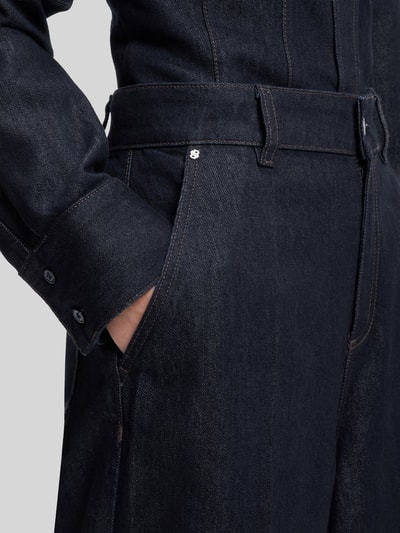 BOSS Wide Leg Baggy Jeans aus Baumwollmix Jeansblau 3
