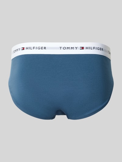 Produktfoto, Brief aus Baumwoll-Mix im 3er-Pack von Tommy Hilfiger, Optik: Unifarben, Label-Bund, elastisch, Baumwoll-Mix, 3er-Pack