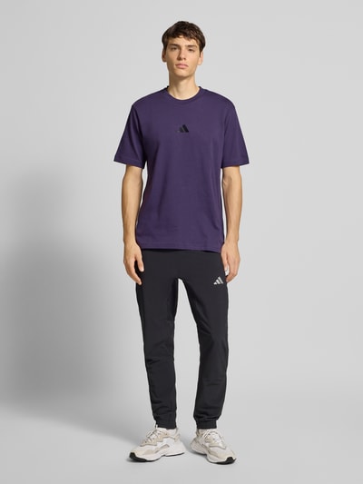 adidas Sportswear T-shirt met logo en ronde hals Paars - 1