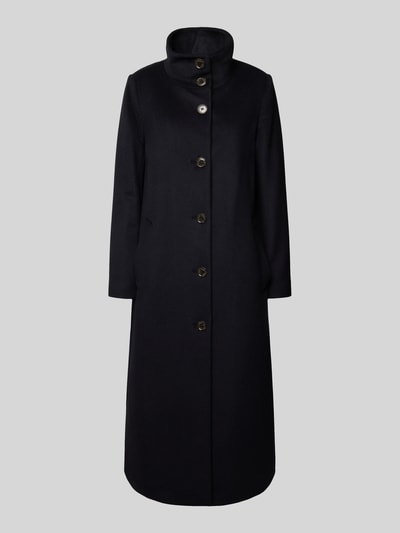 Lauren Ralph Lauren Płaszcz z mieszanki wełny ze stójką Granatowy 2