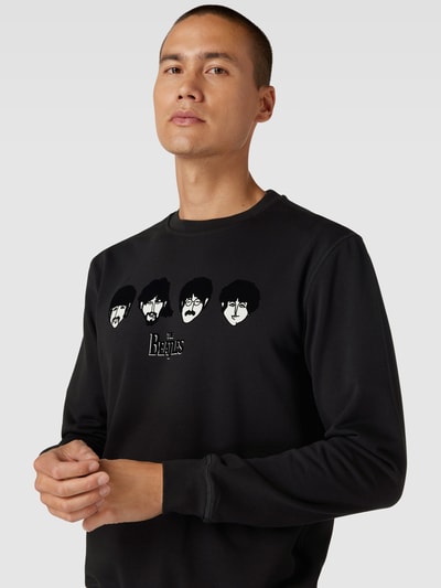 Antony Morato Sweatshirt met motiefprint Zwart - 3