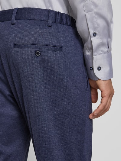 Pierre Cardin Chino met Franse steekzakken, model 'Rick' Marineblauw - 3