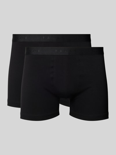 Falke Boxershorts mit elastischem Logo-Bund im 2er-Pack Black 1