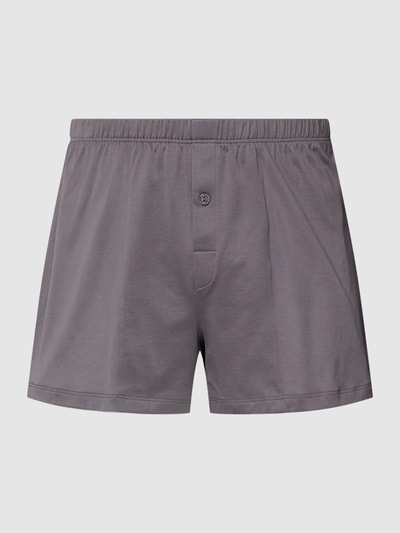 Hanro Boxershorts met elastische band Rookblauw - 2