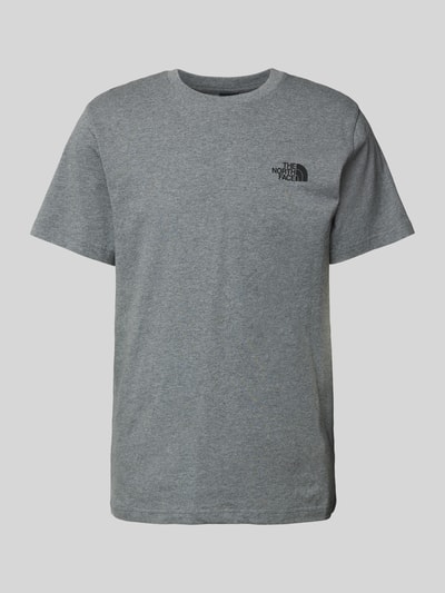 The North Face T-Shirt mit Label-Print Modell 'SIMPLE DOME' Dunkelgrau 1