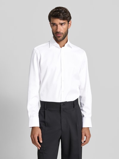 Christian Berg Men Regular Fit Businesshemd in Premiumqualität mit Kentkragen Weiss 4