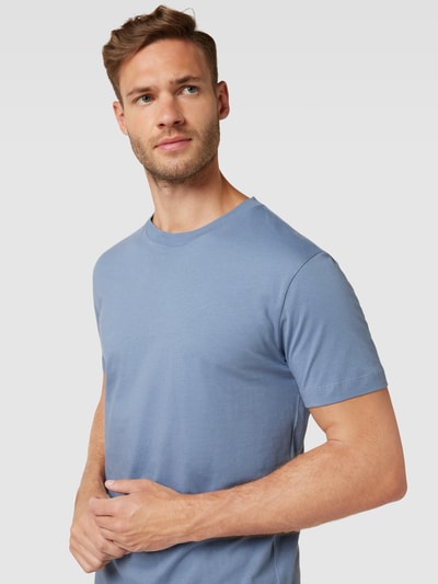 Tiger of Sweden T-Shirt mit Label-Detail Modell 'DILLAN' Rauchblau 3