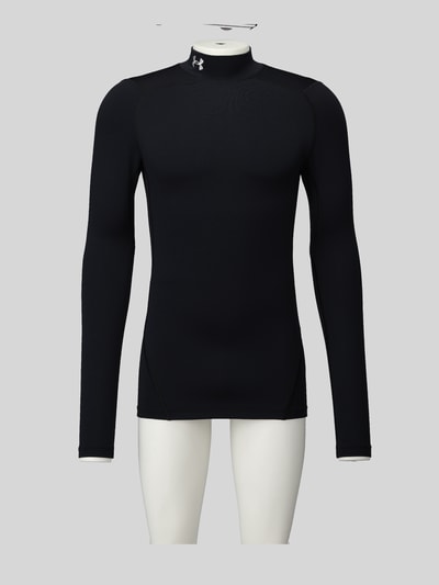 Under Armour Slim Fit Sport-Langarmshirt mit Logo-Stitching Black 2