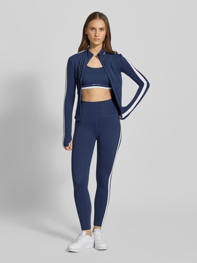 P.E Nation Biustonosz sportowy z tyłem o kroju bokserki model ‘HIGHGATE’ Ciemnoniebieski 1