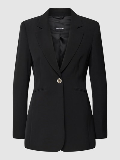 Taifun Blazer mit Knopfverschluss Modell 'A GLIMPSE OF SUNSHI' Schwarz 2